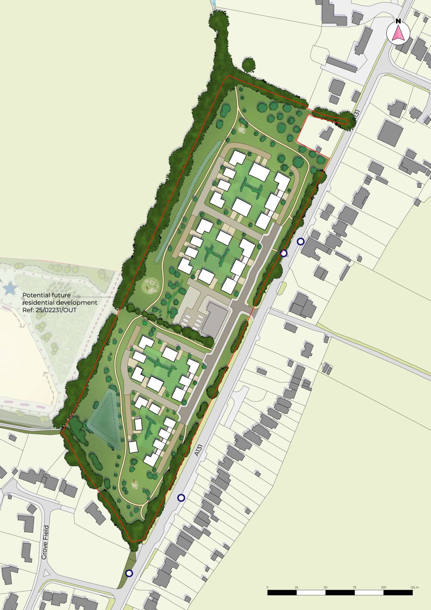 High Garrett Illustrative Masterplan V4